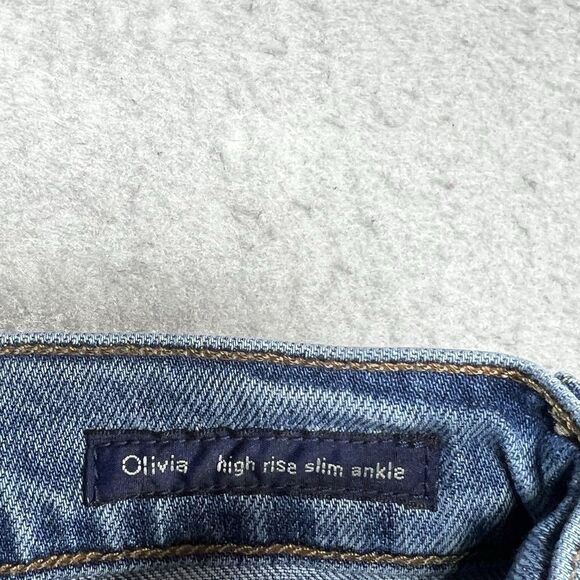 Citizens Of Humanity Jeans Womens Size 25 Olivia High Rise Slim Ankle Button Fly - Picture 12 of 16